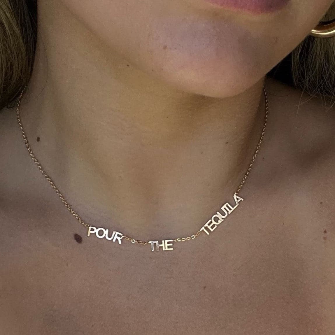 Pour The Tequila Necklace - Kasa Karly