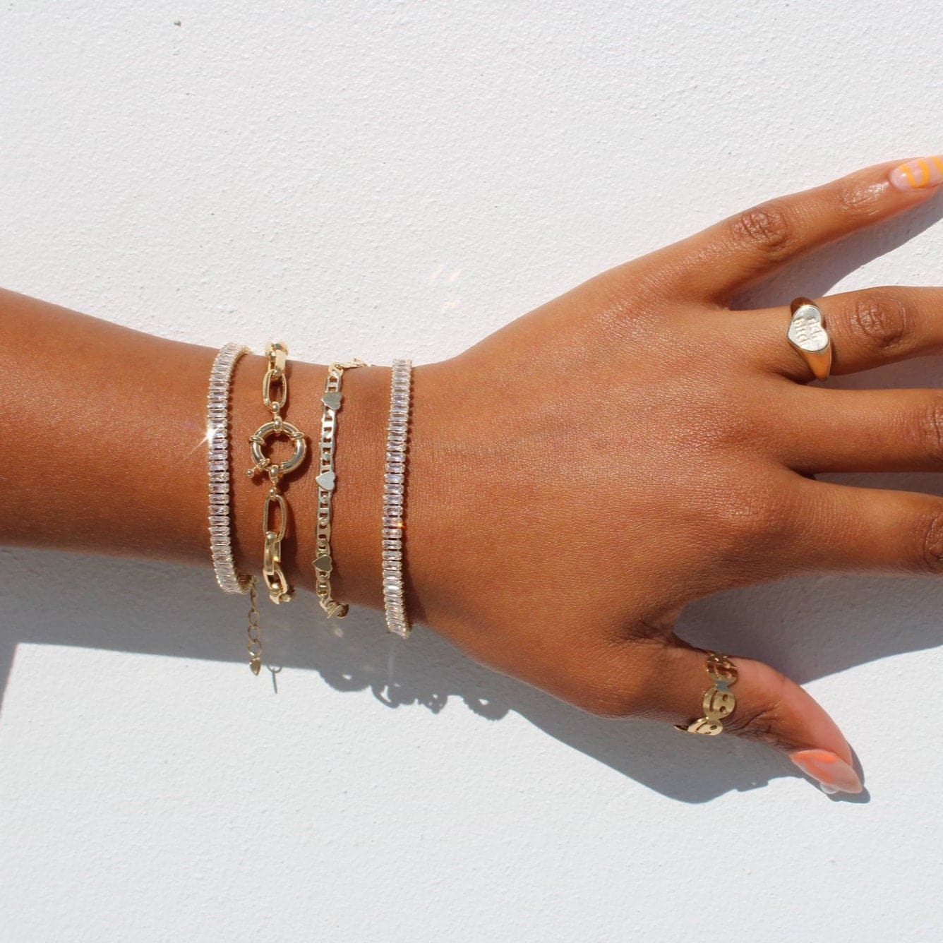 Baguette Krystal Bracelet - Kasa Karly